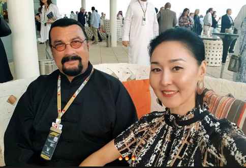 Kunzang Seagal's parents for an event. Kunzang Seagal Bio, Wiki, Age, Height, Body Measurement, Girlfriend, Partner, Relationship, Net Worth & Assets